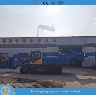 Used Piling Tractor Piling Machine Crawler Surface Diesel Engine Drilling Rig