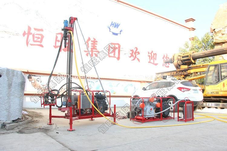 Small Pneumatic and Hydraulic Rock Drilling Rig