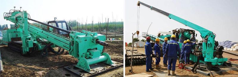 Hfdd-400 2*275kw Power Head Full Hydraulic Trenchless Horizontal Directional Drilling Rig