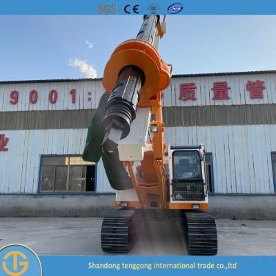 20m Depth Foundation Pile Machine Dr-100 Excavator Mini Piling Rig