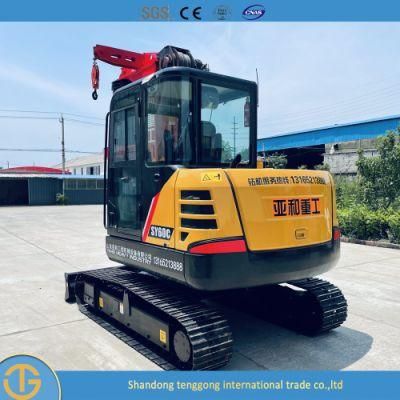 Post Pile Driver Drilling Pile Driver Epuipments Dr-60 Middle Rotary Rig Hydraulic Hammer Pile Machine