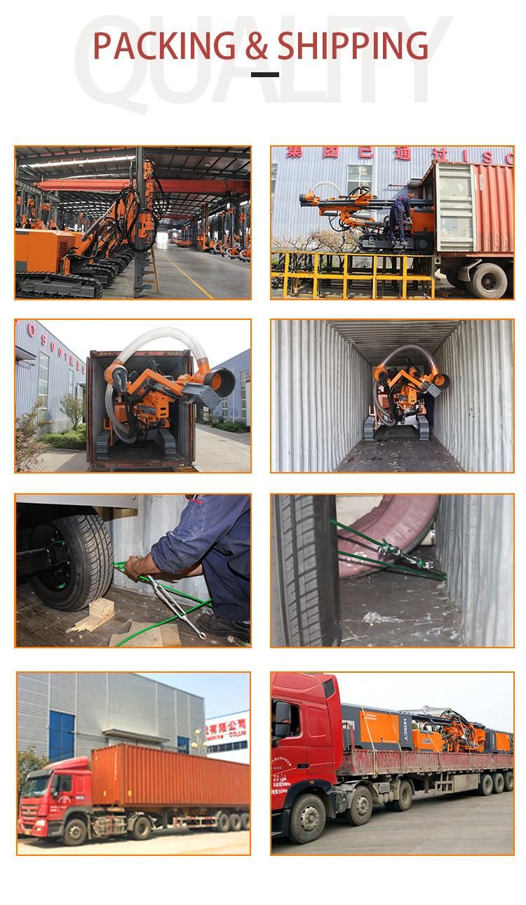 Hole Depth 30m Separated DTH Surface Drill Rig for Quarrying and Mining