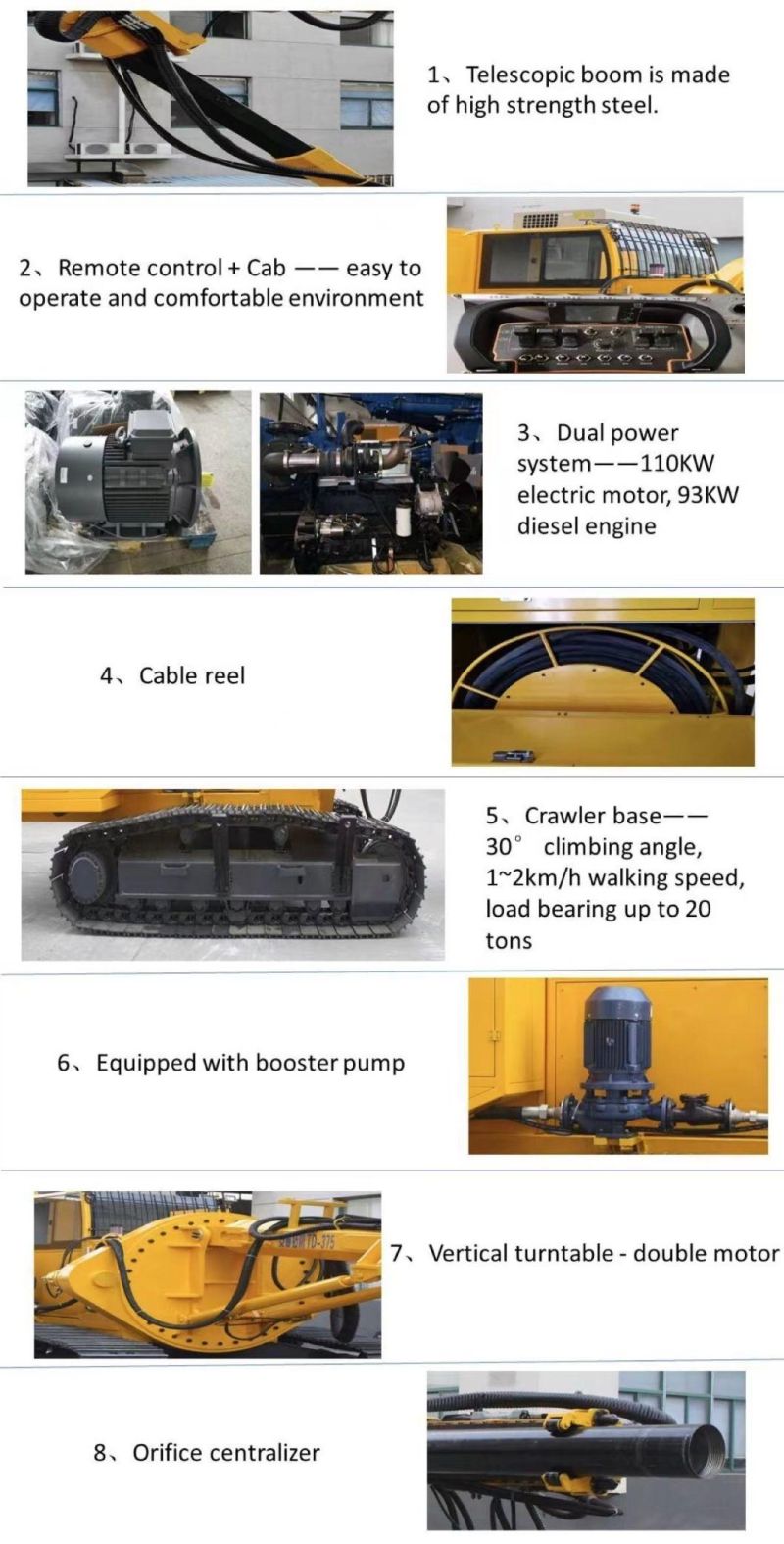 Td-375 Suitable for Different Tunnel Construction Requirements Tunnel Drill Rig