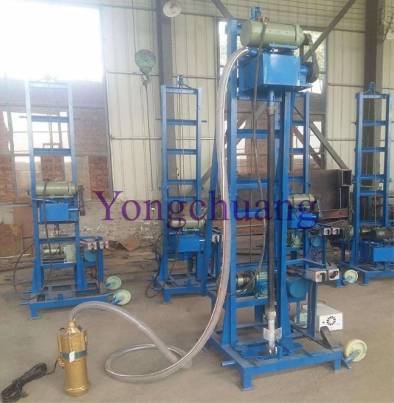 Homemade Water Well Drilling Machine with Drill Pipe and Drill Bit
