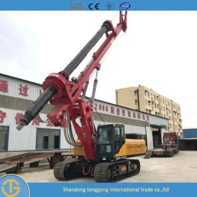 Hydraulic Deep Pile Crawler Rotary Well Tractor Micro Drilling Rigs