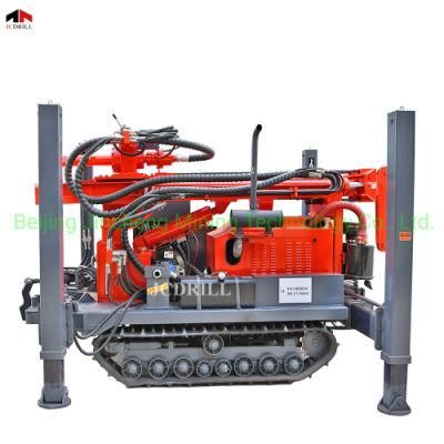 Chinese Factory Crawler Type Track Mounted Drill Rig for Water Well Driling