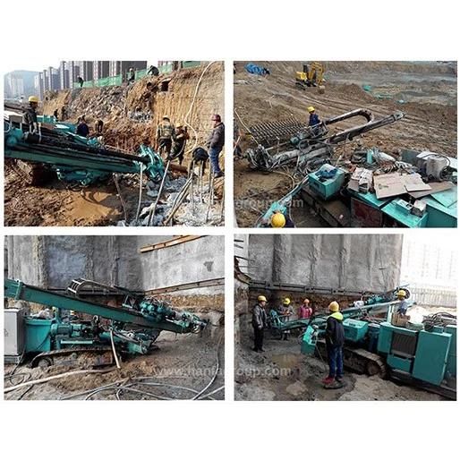 Hf028 90-160mm Integrated DTH Crawler Surface Quarry Blasting Drilling Rig