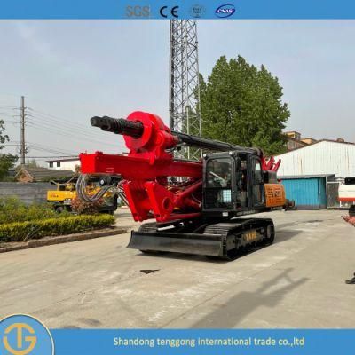 Dr-100 Crawler 360 Degree Hydraulic Rotary Drilling Rig Piling Machinery Drilling Machine