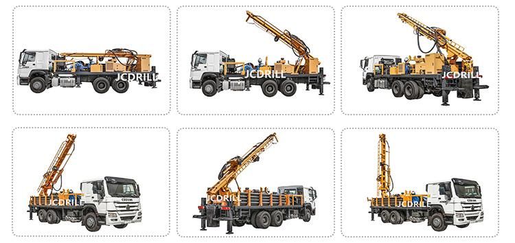 (CSD300) Hydraulic Rotary Borehole DTH Water Well Drilling Rig for 300m Depth for Selling