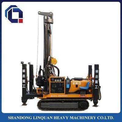 350 Drilling Machine for Water Wells Hydraulic Drilling Rig/260m Hydraulic Water Well Drilling with Wheels