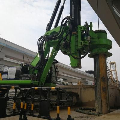 Kr285c Tysim Rotary Pile Drill Rig Drilling Professional Pile Engineering Foundation Equipment with Low Headroom