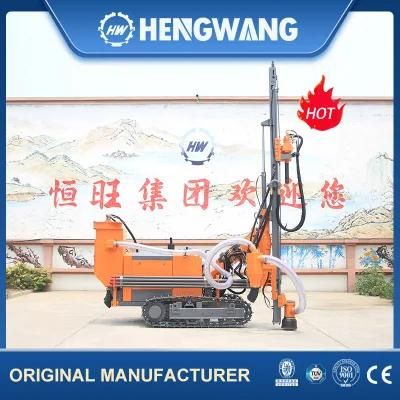Steel Crawler Type Hydraulic DTH Drilling Rig with Air Compressor