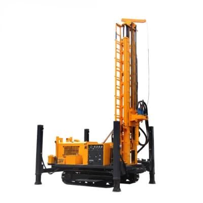 Chinese 400m Rock Pneumatic Drilling 200m Depth Water Well Drilling Rig Machine