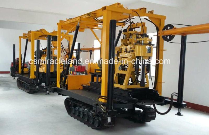 200m Crawler Mounted Geotechnical Investigation/Water Well Drilling Core Drill Rig with Bw160 Mud Pump (YZJ-200Y)