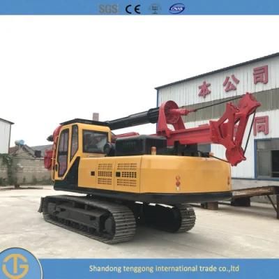 Good Crawler Hydraulic Guardrail Post Excavator Pile Driver