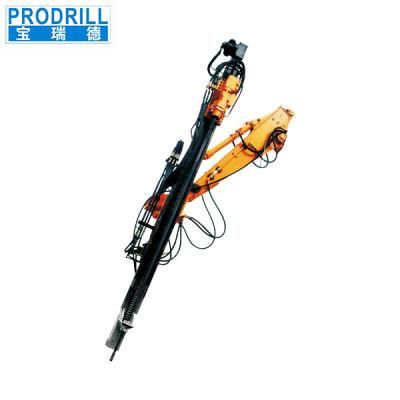 Hydraulic/Pneumatic Excavator Mounted Rock Drill Attachment, Mast Drill