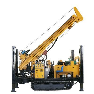 350m Steel Crawler Portable Hydraulic Water Well Drilling Rig