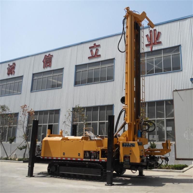 Hydraulic Deep Crawler Mounted Water Well Borehole DTH Drilling Rig