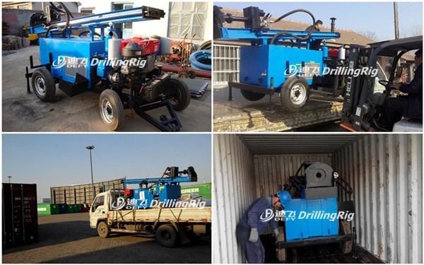 Dfq-100W Hydraulic Small DTH Hammer Water Well Rig Drilling Machine