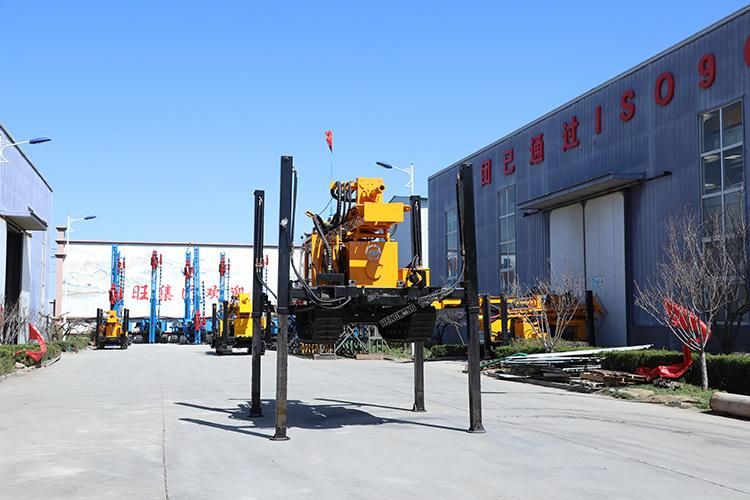 Portable DTH Water Well Borehole Well Drilling Rig 150m