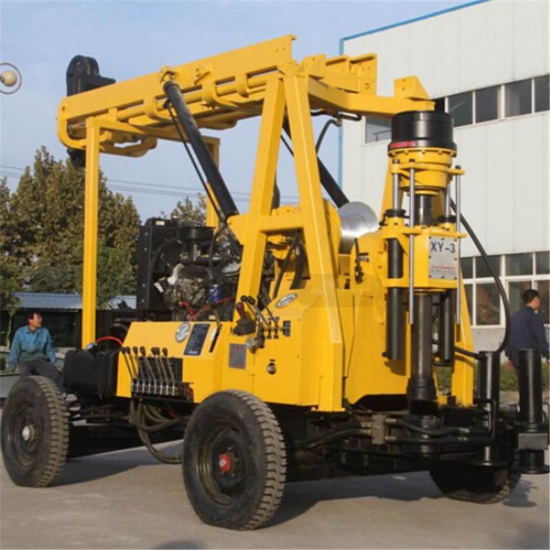 600m Deep Portable Water Well Drilling Machines /Diesel Water Well Drilling Rig