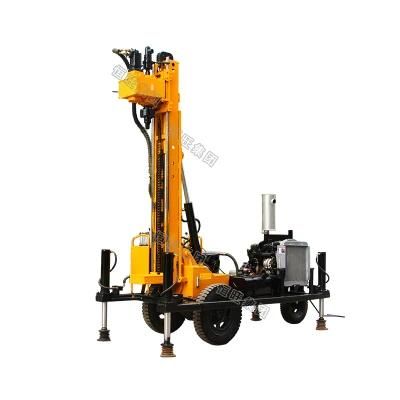 245mm Diameter 200m Depth Pneumatic Underground Water Well Drilling Rig