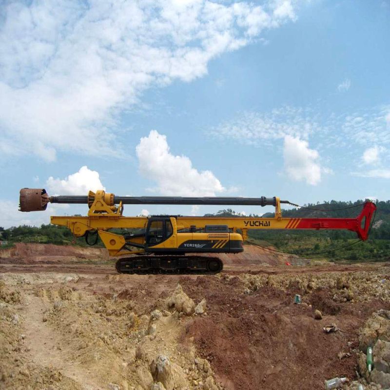 Yuchai Rotary Drilling Rig Ycr160 with 53m Drill Depth for Sale