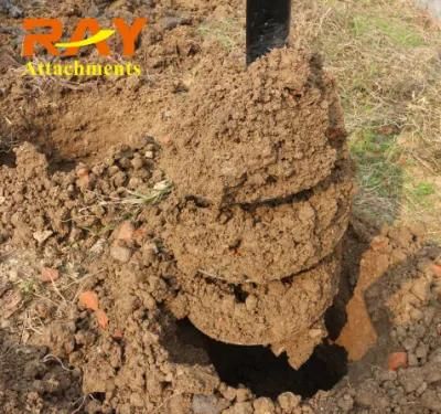 Mini Excavator Deep Post Hole Digger Earth Auger for Backhoe Attachments