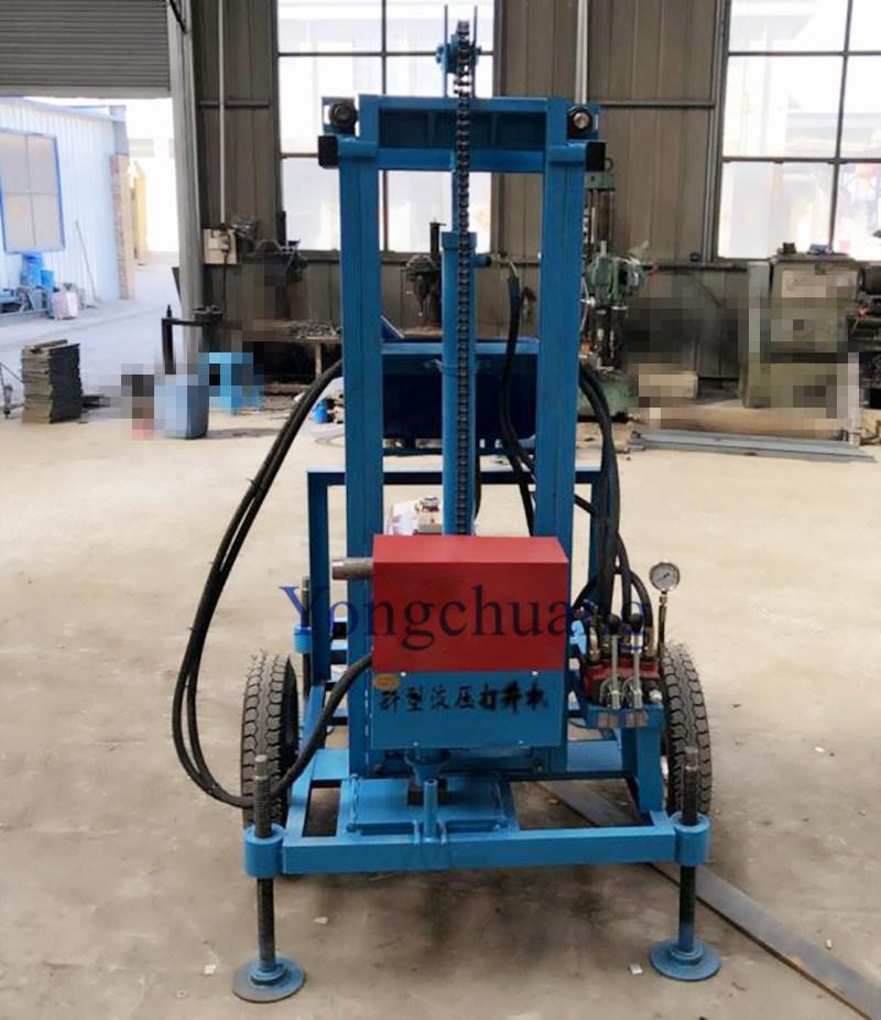 Hydraulic Rotary Drilling Rig with High Pressure Water Pump