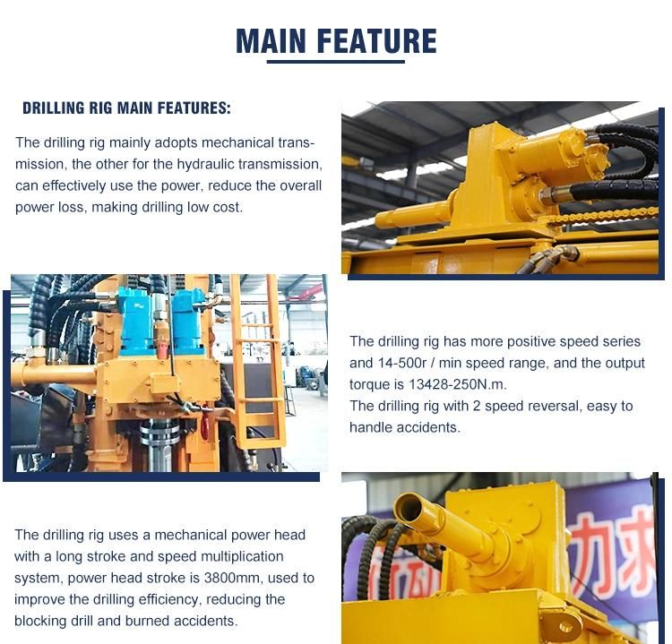 Pnematic Borehole Rotary Water Well Drilling Rig Price