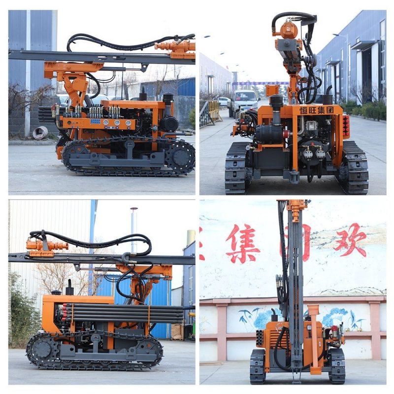 Pneumatic Small Mobile DTH Surface Crawler DTH Drilling Rig