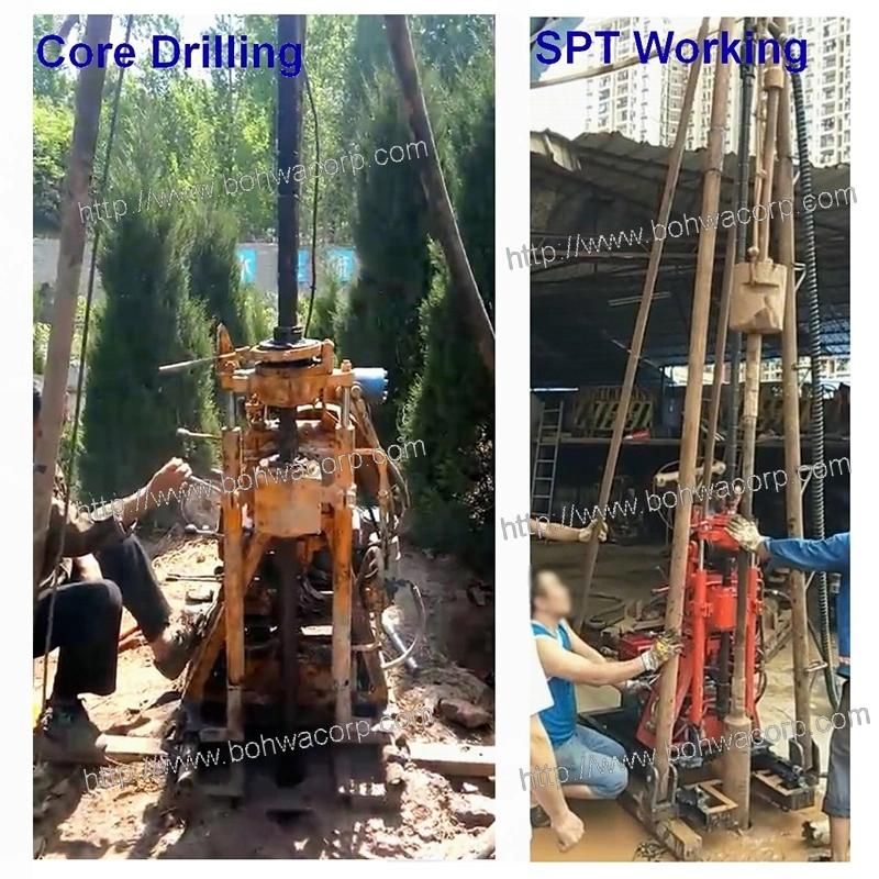 50m Crawler Based Civil Engineering Borehole Drilling Machine