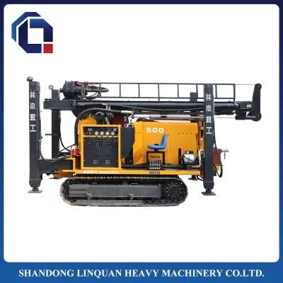 500m Small Water Well Drilling Machine Man Portable Borehole Tripod Down-The-Hole Drill Rig
