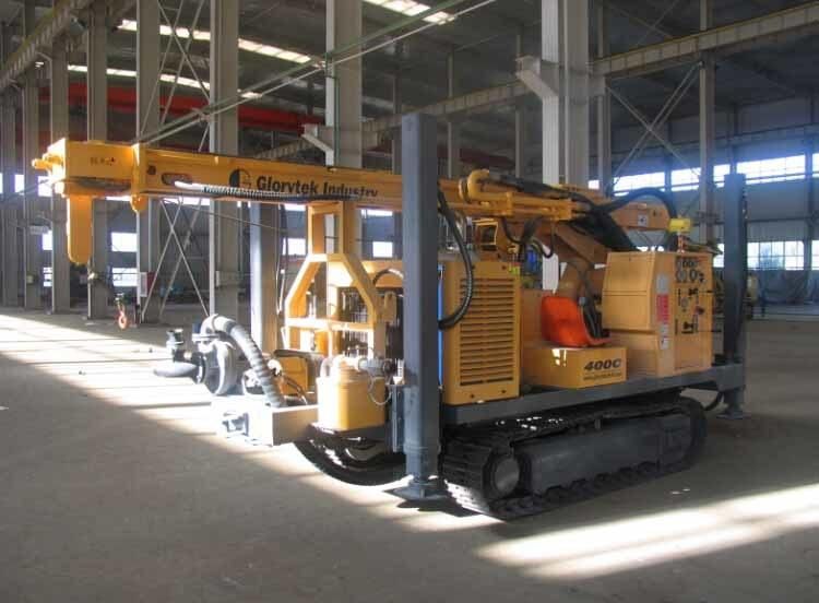 Type 400c Full-Hydraulic Crawler Water Well Drill Rig