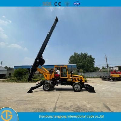 Used Piling Machine Bored Tractor Portable Drilling Rig for Sale Dl-180 Model