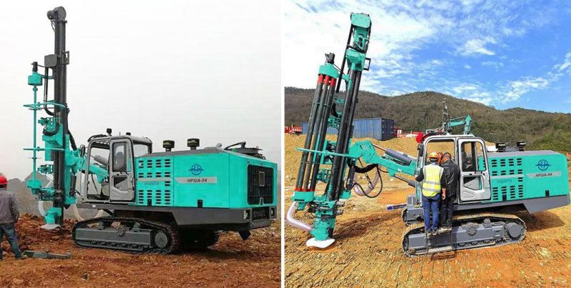 High Precision Controlled 110-152mm Rotary Integrated Open-Air DTH Drilling Rig