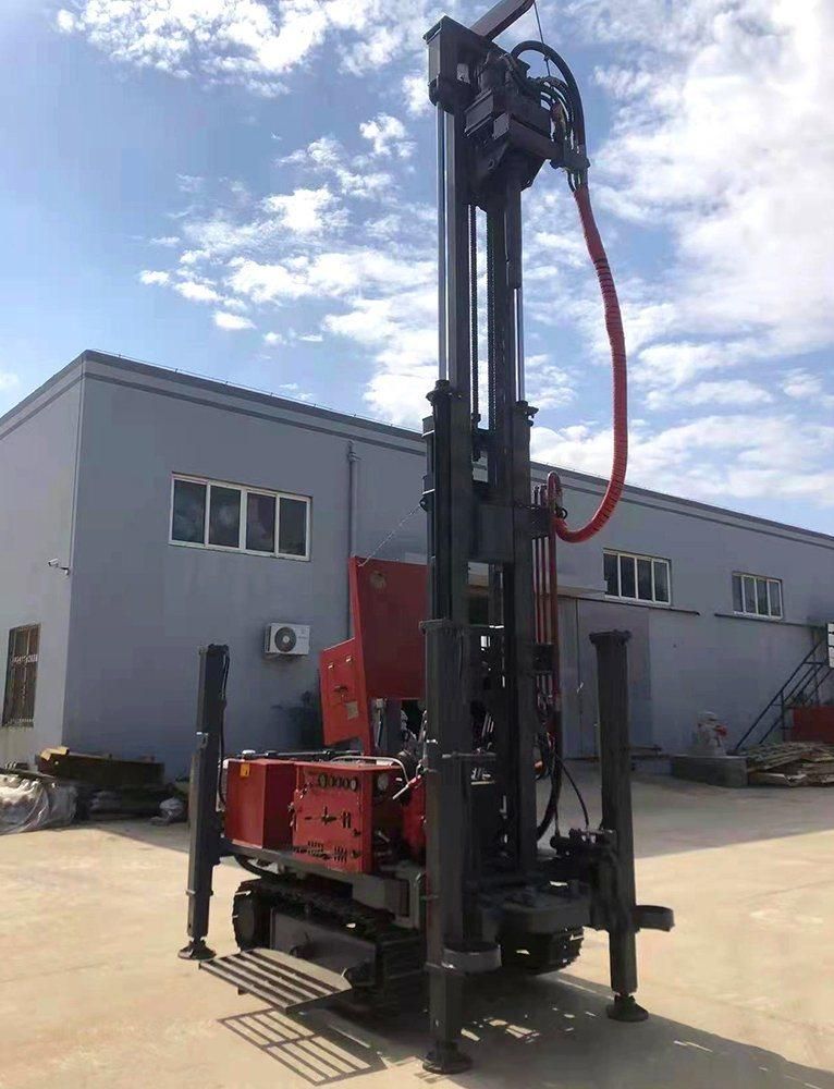D Miningwell Hydraulic Water Well Drilling Rigs 260 Meters Diesel Water Well Drilling Machine