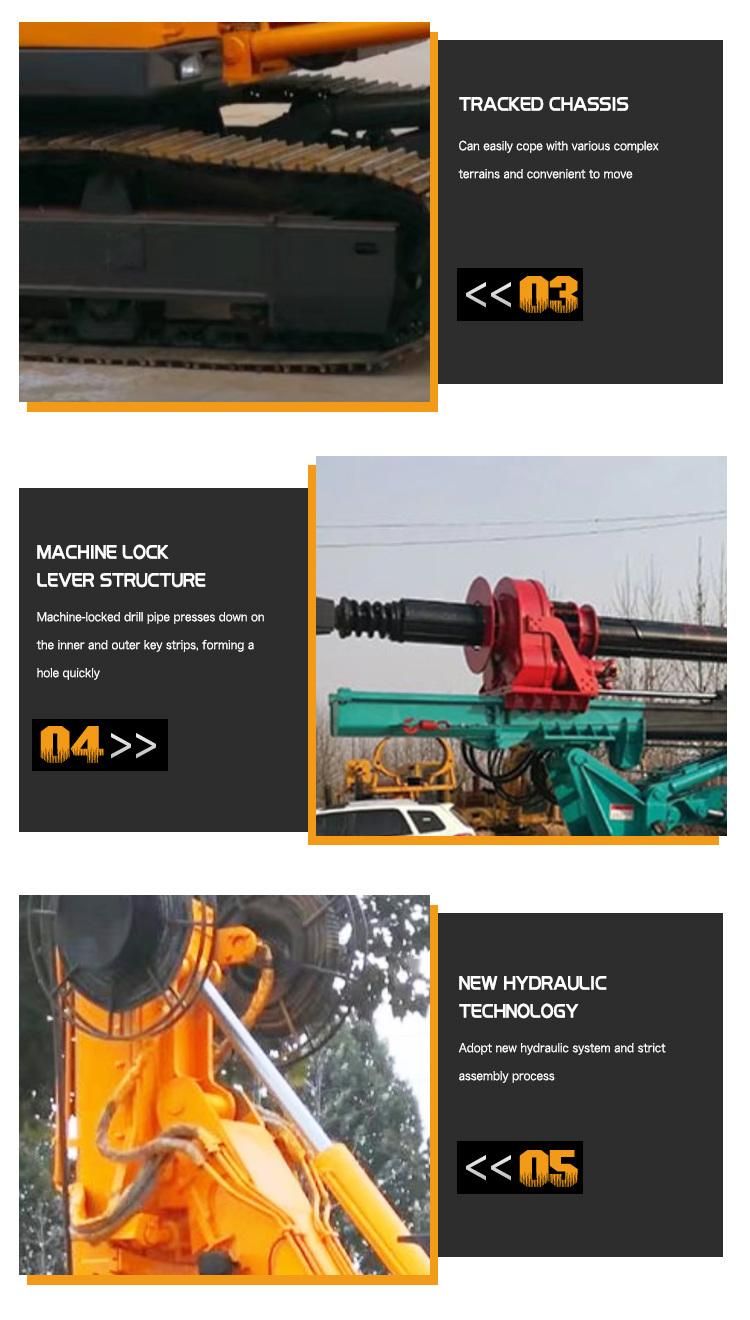 Rotary Drilling Rig Machine for Construction Project