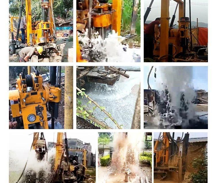 Drilling Rigs Spindle Speed 130r/Min Drilling Depth 190m Hydraulic Crawler Small Core Drilling Rig for Geological Survey