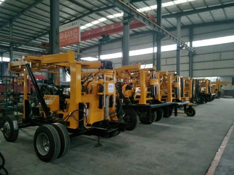 Mini Portable Mining Hydraulic Used Water Well Borehole Core Drilling Rig Machine