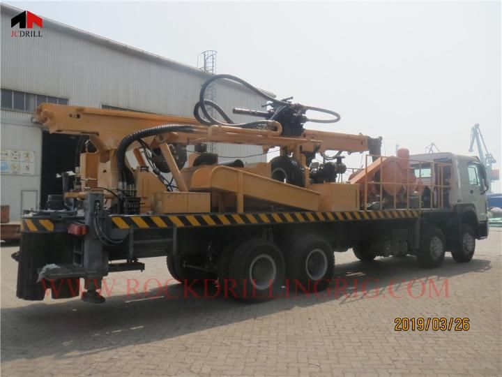 CSD800 Truck Type Water Well Drilling Rig for Ddrilling 800meters Popular in Mining and Quarry Industry