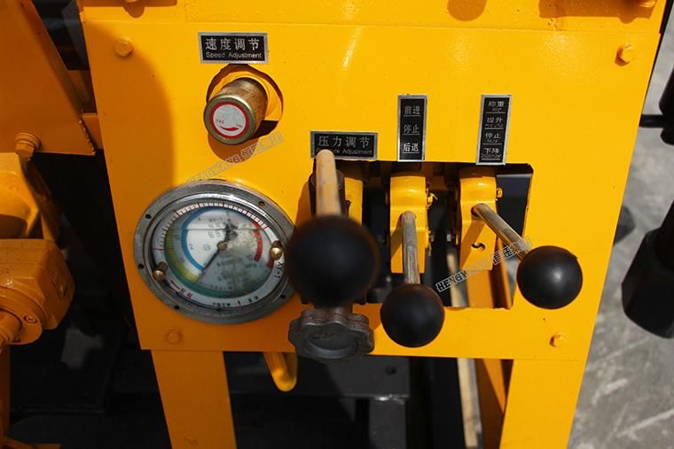Drilling Depth 160m Diesel Engine Hydraulic Borehole Drilling Machine Hw160