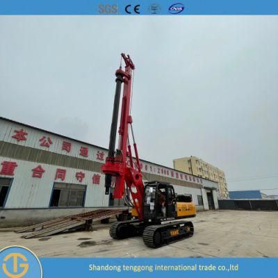 Hammer Construction Auger Piling Machine Price Crawler Pile Driver Drilling Dr-90 Rig for Free Can Customized