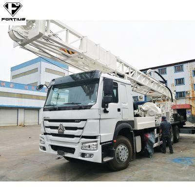 Sinotruk HOWO 6X4 Chassis 400m 600m Hydraulic Operated Truck Mounted Drilling Rigs for Sales