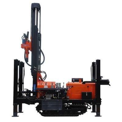 DTH Bit Water Well Drilling Rig Price Borehole Machine for Sale Rock Drill Crawler Mounted