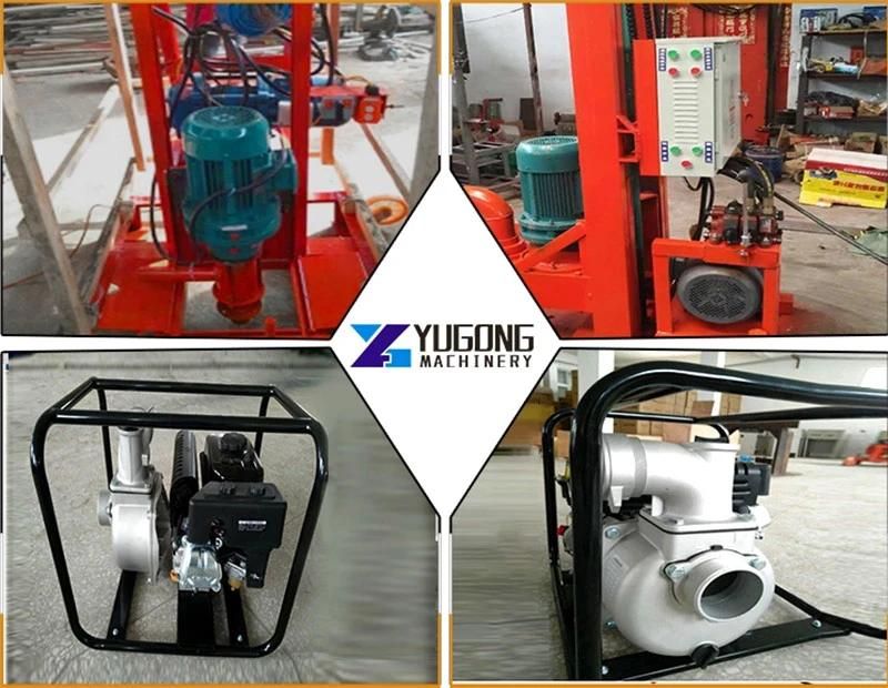 0-150m Depth Diesel/Electric/Gasoline Engine Portable Water Well Drilling Rig