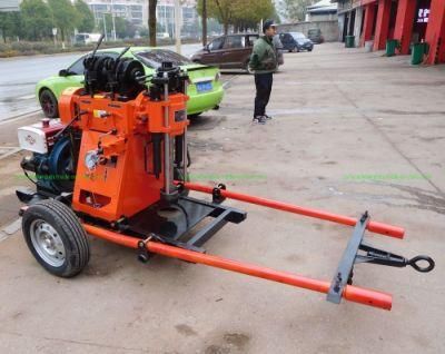 Wheel Trailer Mounted Water Well Borehole Rotary Drilling Rig (GY-150T)