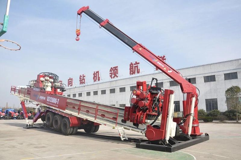 1200T(TS) goodeng water/oil/gas pipe drilling rig horizontal directional drilling machine