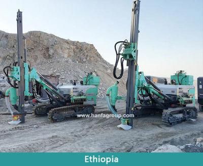 Hf25 (K) Hot Sales Rotary DTH Drill Rig 105-152mm Drilling Diameter