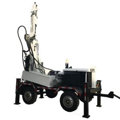 CE/ISO Trailer Borehole DTH Water Well Drilling Rigs for Rock